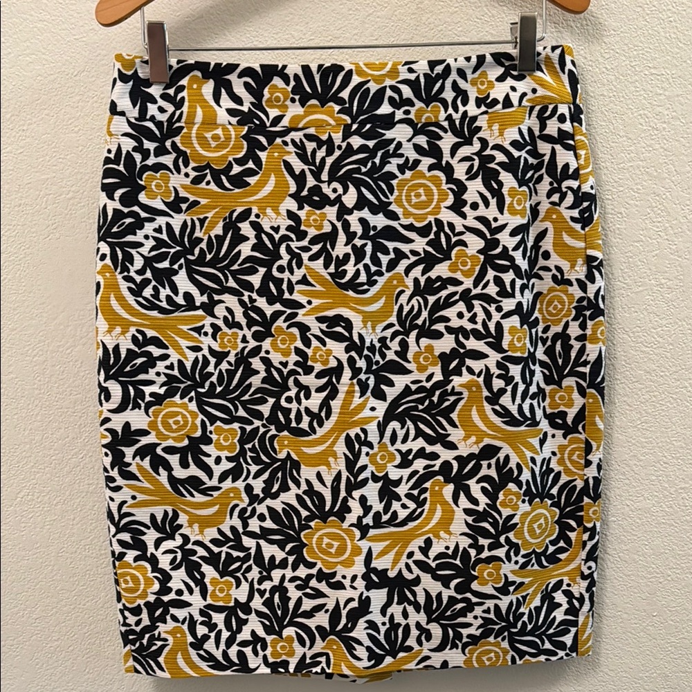 Ann Taylor Gold Yellow Pencil Skirt Resort Wear